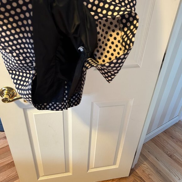 Tahari Reverse Polka Dot Cocktail dress, Size 16 - Picture 6 of 7